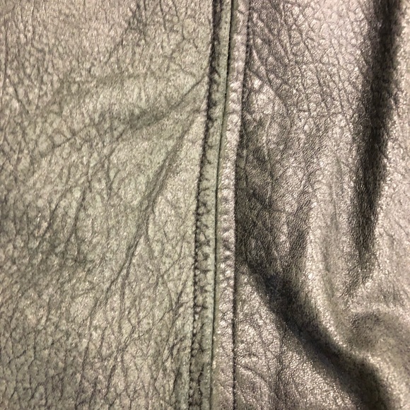 Planet Hollywood vintage, reversible leather plus size bomber jacket - Picture 3 of 16